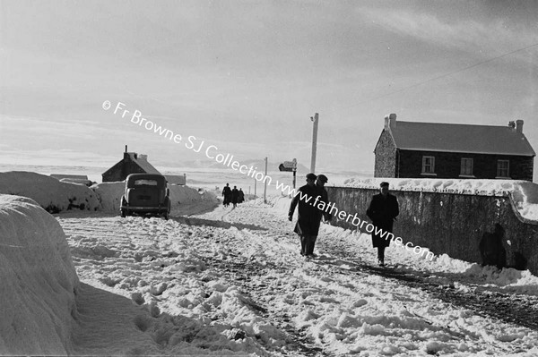 IN SNOW VIEWS ARRIVING FROM MISSION MASS